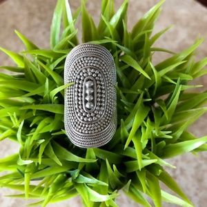 Sterling Silver Shield Ring